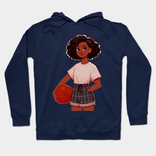 Female basketball player Hoodie